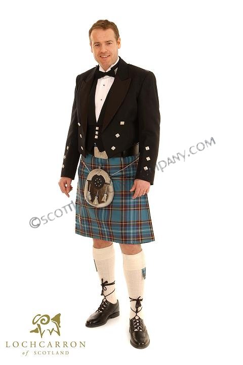 Prince Charlie Outfit with 16oz 8 yard Kilt Rare Tartans - Click Image to Close